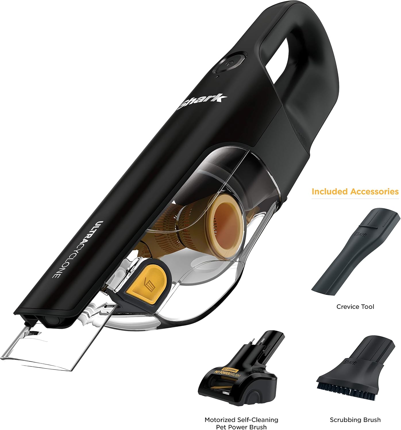 Shark CH951 UltraCyclone Pet Pro Plus Cordless Handheld Vacuum, with XL Dust Cup, in Black -