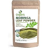 Organic Moringa Powder - 1.10 lbs (17.64 oz) | USDA Organics, Non-GMO, Kosher, Halal, Moringa Olifera Powder - 100% Raw and Natural, by SHOPOSR