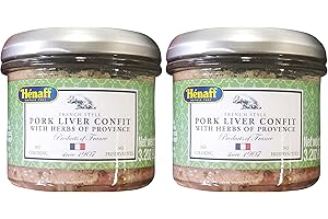 HÉNAFF Henaff French Style Pork Liver 2 Pack (Pork Liver Confit with Herbs of Provence)