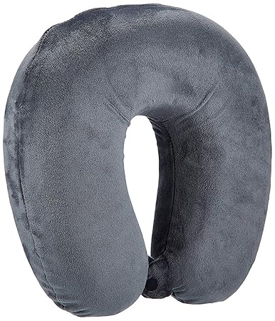 Enamic UK Premium Quality U Shaped Neck Pillow || for Travel Long Distance || Neck Rest Pillow || Made by PollifilFiber and Velvet || P-45