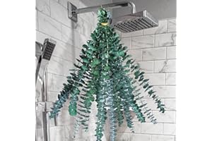 KOCEKO Dried Eucalyptus Stems for Shower - 17" Real Large Preserved Eucalyptus Shower Plant, Fresh Eucalyptus Branches Leaves Greenery Hanging, Flowers Arrangement, Wedding, Home Spa, Vase Filler