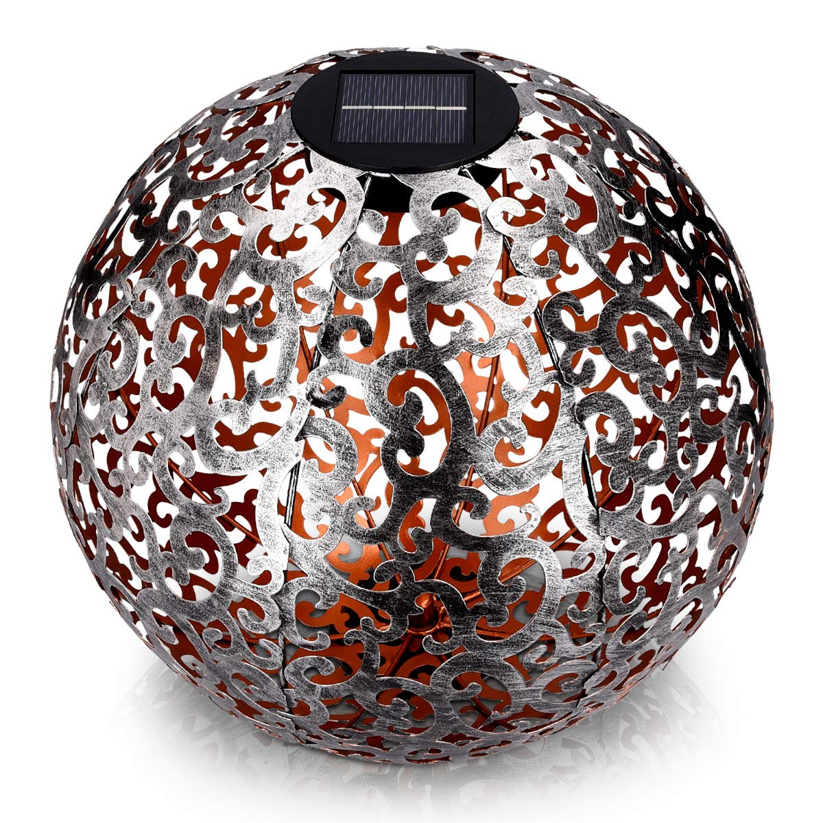 Navaris Outdoor Solar Light Ball 30cm Decorative LED Garden Pathway