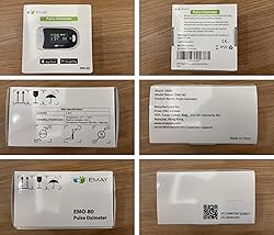 EMAY Sleep Oxygen Monitor with Built-in Recording