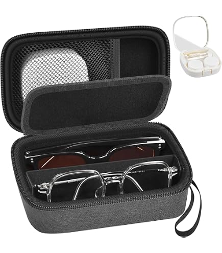 Amazon.com: GWCASE 2-in-1 Contact Lens Travel Case for Eyeglasses