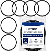 6-Pack 6020018 350099 O-Rings for Pentair Superflo &amp; for Sta-Rite SuperMax | Replacement O-Rings For Pentair Superflo and Sta-Rite SuperMax Adapter 350157 351157 Pool Spa Pumps Union Fitting