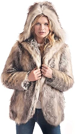 amazon women's fur coats