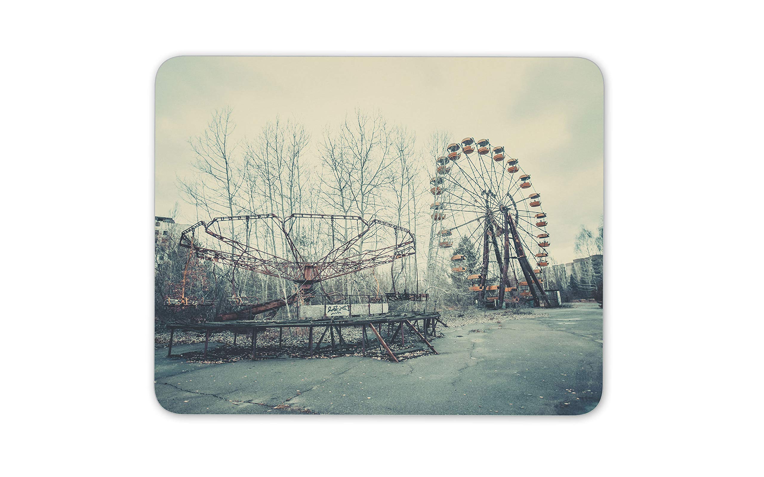 Destination Vinyl Ltd Pripyat Chernobyl Funfair Mouse Mat Pad - Modern Warfare Computer #14525