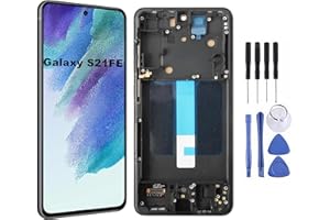 For Samsung Galaxy S21 FE LCD Screen Replacement,LCD Display Touch Screen Digitizer Assembly with Repair Tools, Compatible wi