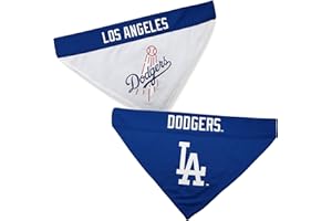 Pets First MLB Los Angeles Dodgers Reversible Bandana Size XX-Large for Dogs & Cats. 2 Sided Sports Bandana,Premium Embroidery Team Logo, All MLB Teams Available