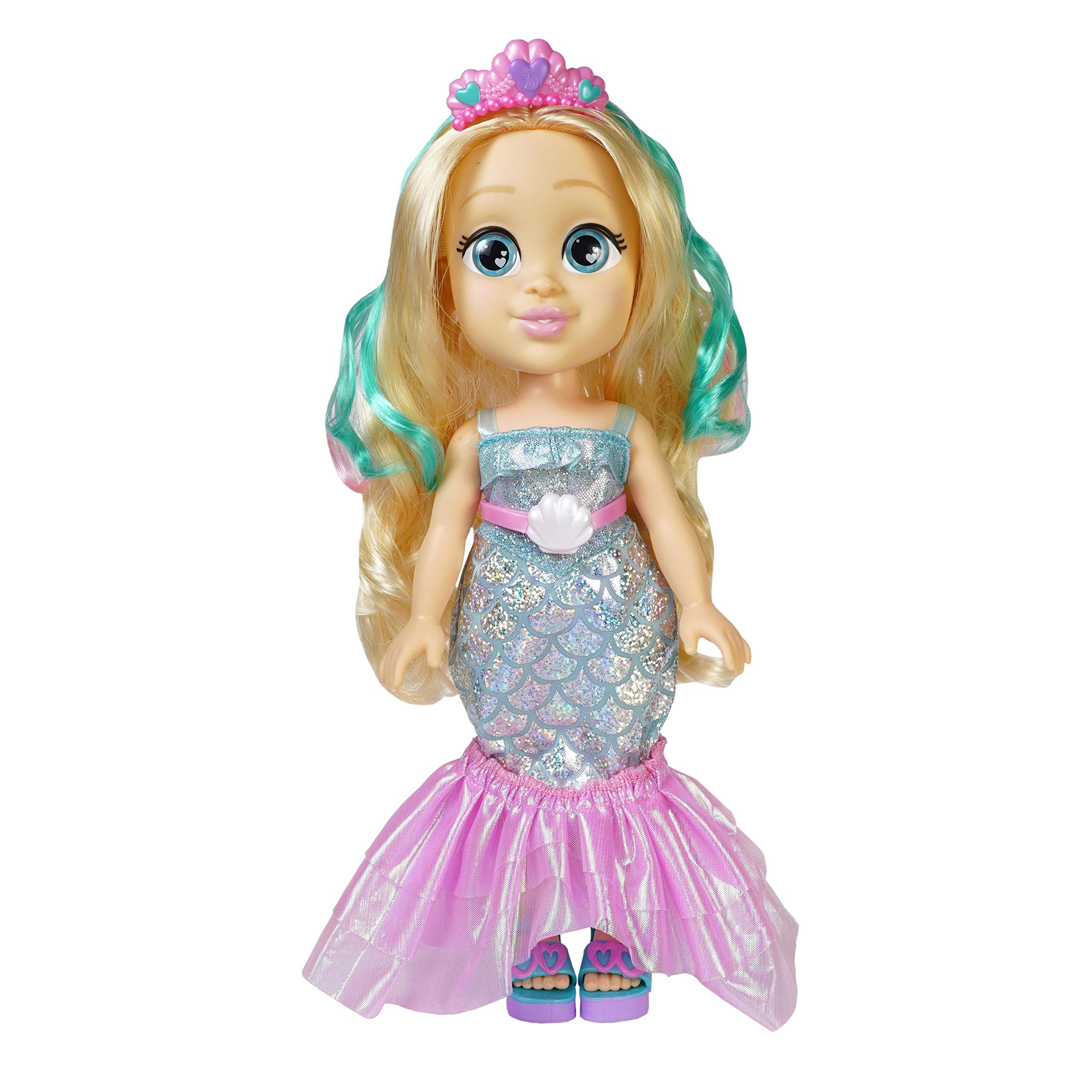 Love, Diana 918979.002 13" Mash Up Dolls-Party/Mermaid, Includes Two Outfits and Accessories