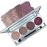 Honeybee Gardens Amethyst Glow Eye Shadow Palette, Clean and Bold, 4 Highly Pigmented Colors With Long Lasting Luxe Finish, Vegan, Cruelty-Free, Gluten-Free, and Paraben-Free, Net Wt 1.3g Each