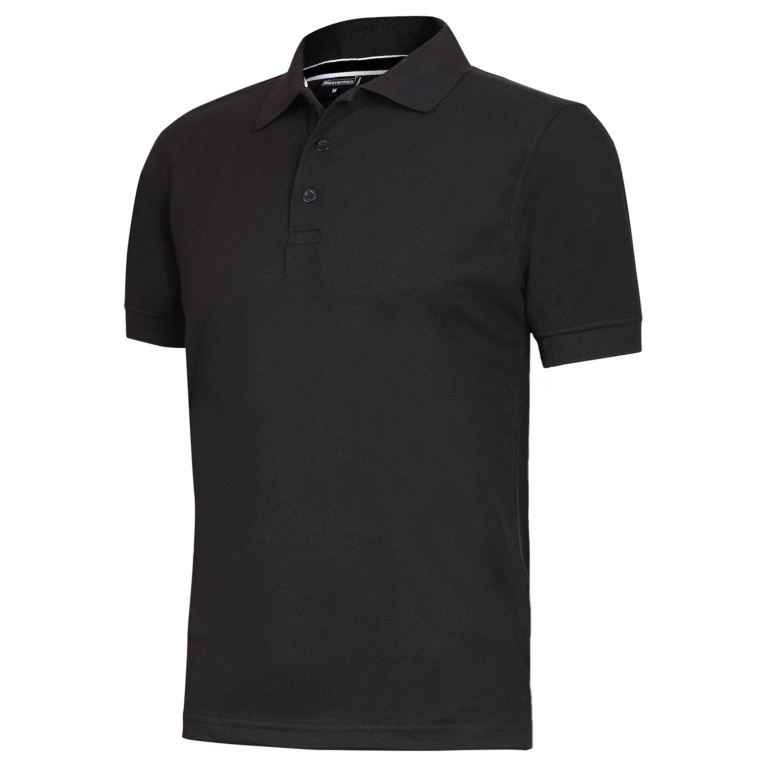 weaverman men's polo collar t-shirt cotton