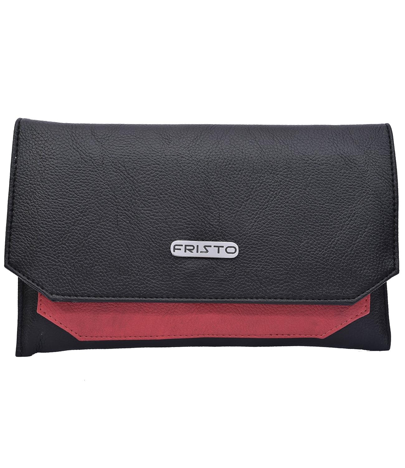 fristo women slingbag(frsb-149)black and red