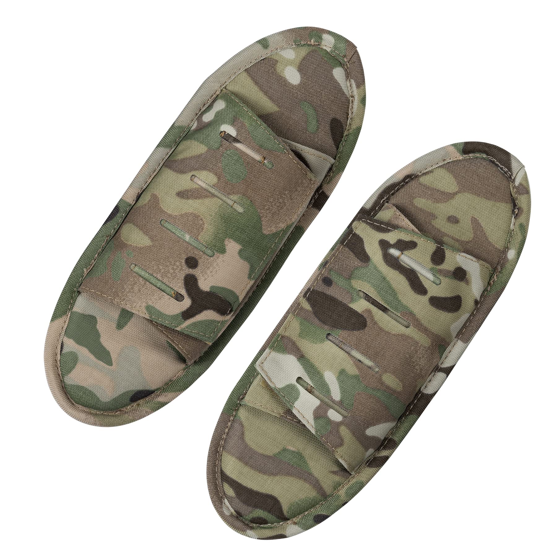 IDOGEAR Tactical Shoulder Pads for Vest Universal Removable Protection Pad for Backpack Shoulder Strap Outdoor Traveling Bags Breathable Decompression Soft Cushion Pads (Multi-camo)