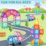 Lovchil Magnetic Tiles STEM Blocks 61PCS Education Set for Kids 3 4 5 6 view 4