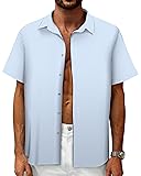 Striped Shirts for Men, Mens Button Down Short
