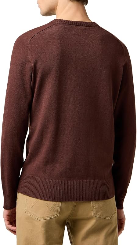 - Pull Homme - Coupe Regular - Knit Sweater - Acajou