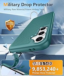 FNTCASE for Samsung Galaxy S24-FE Case: Dual Layer