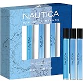 Nautica Discovery Giftset, Blue, Voyage, Voyage Intense Eau de Toilette 0.33 fl oz Pen Sprays, Notes of Bergamot, Apple and Sandalwood, Men's Fragrance, Long Lasting, Everyday Fragrance, Travel Size