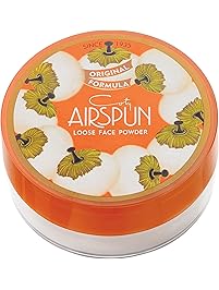 Coty Airspun Loose Face Powder 2.3 oz. Translucent Tone Loose Face Powder, for Setting Makeup or as Foundation, Lightweight, Long Lasting