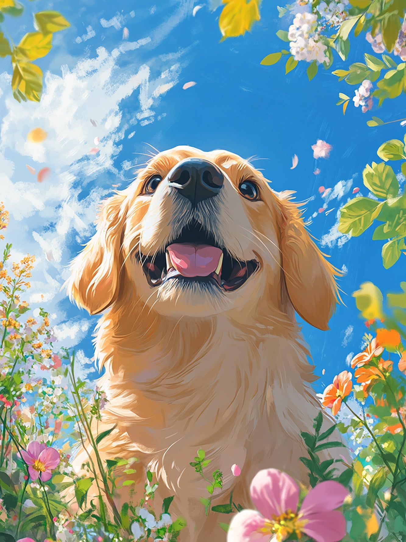 Bimkole 5D Diamond Painting Kits for Adults Cup, Full Drill Abstract Animal DIY Rhinestone Embroidery Set Paint with Diamonds Art by Number Kits Cross Stitch Home Wall Craft Decoration (12x12inch)