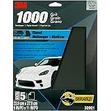 3M Wetordry Sandpaper, 32021, 1000 grit, 9 in x 11 in, 5 Sheets Per Pack