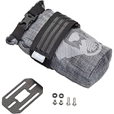 Wolf Tooth B-RAD TekLite Roll-Top Bag 1L with Mounting Plate Vehicle Bag | Wolf Tooth TekLite 1L Roll-Top Bag with B-Rad Mount - Lightweight, Weather-Resistant Cycling Storage