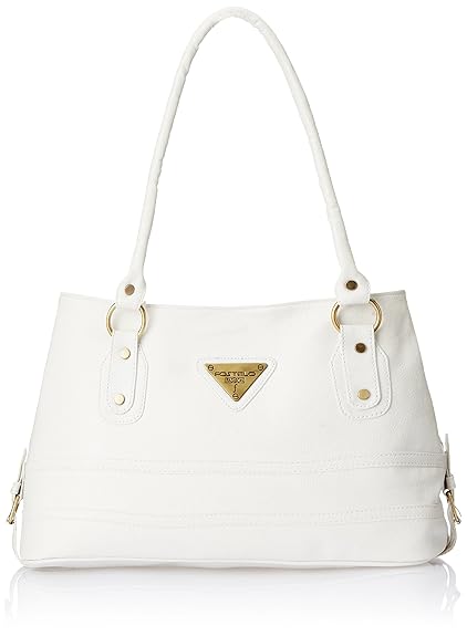 Fostelo Womens Handbag (White) (FSB-203)
