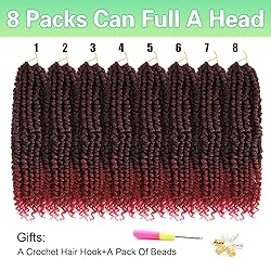 Passion Twist Crochet Hair 10Inch Passion Twist
