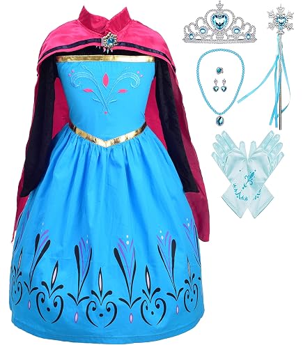 anna frozen birthday dress Frozen Fever Anna Princess Birthday Party Dress Cosplay Costume