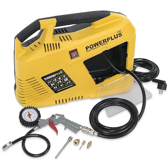 Powerplus powx1702 1100 W 180L/min AC Luftkompressor