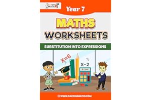 Year 7 Maths Worksheets: Algebra - Substitution into Expressions