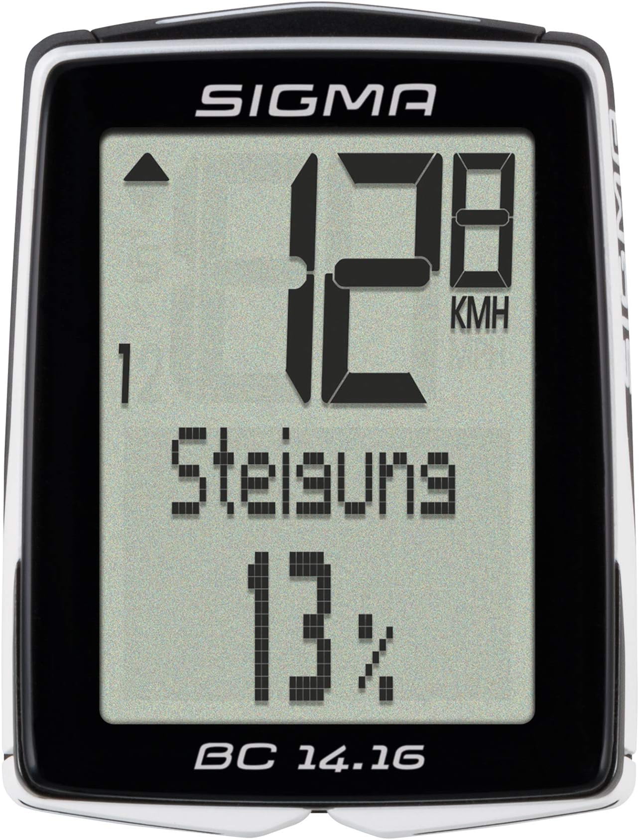 Sigma SportBicycle Computer BC 14.16, 14 Functions, Altitude, wired Bike Computer, Black