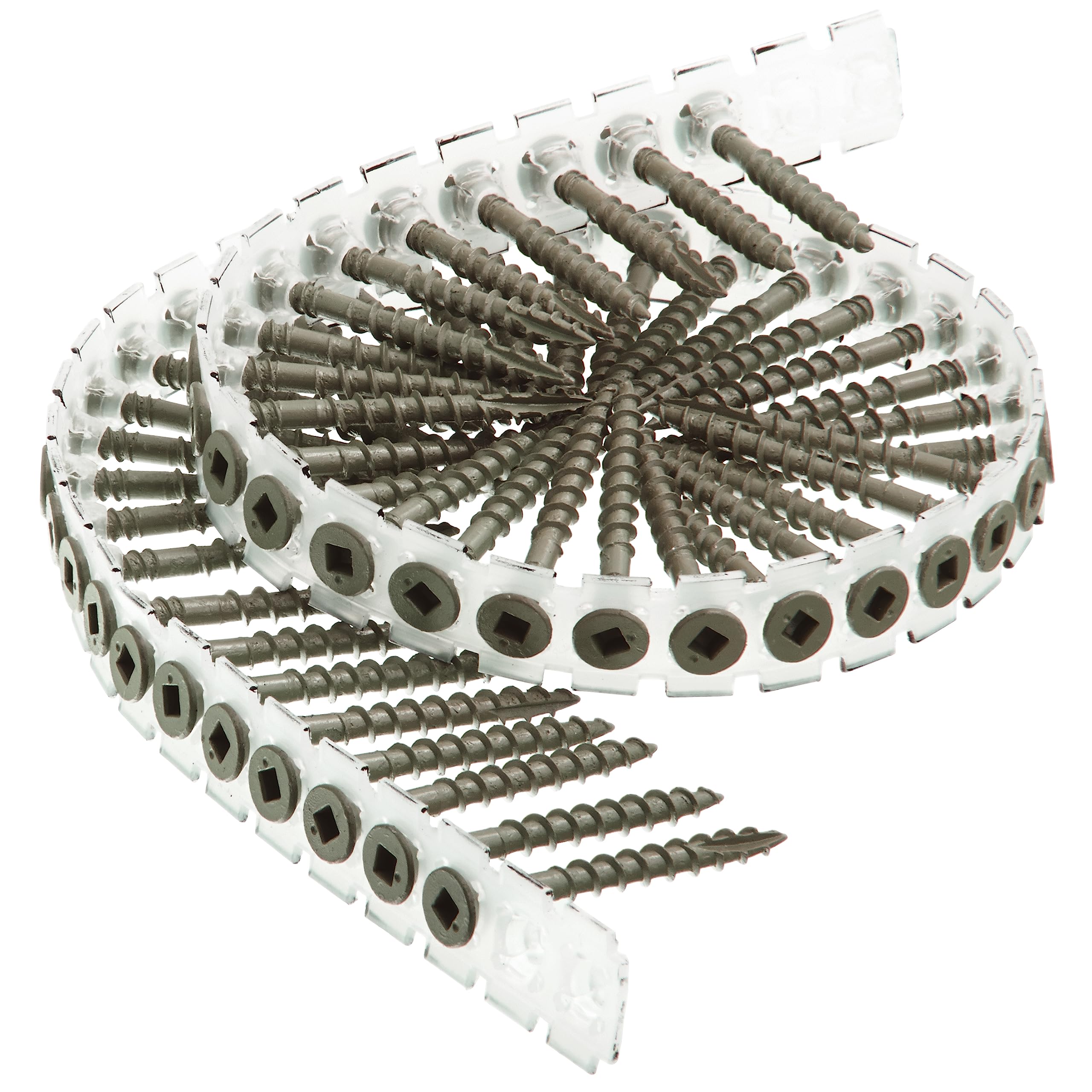 Photo 1 of Senco 08D175W DuraSpin #8 x 1-3/4-inch, Decking and Dock Collated Screw, 1,000 Ct.