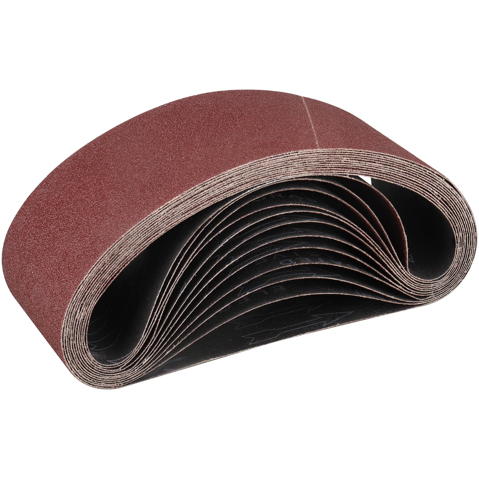 STEBRUAM Sanding Belt 100 x 610 mm,12PCS 80 Grit