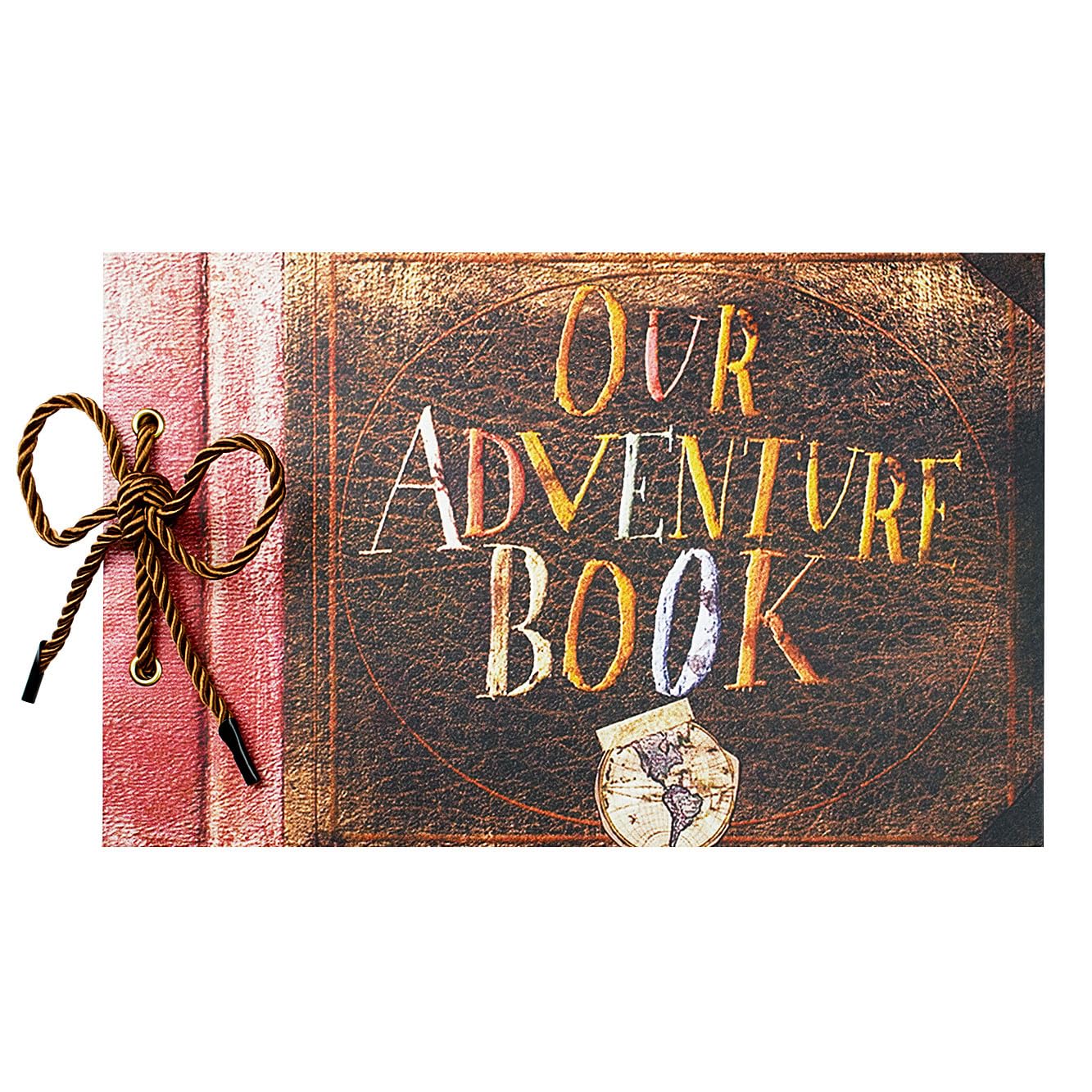 Vienrose Our Adventure Book Scrapbooks Album Up Movie Scrap Photo Book Embossed Words with Luxury DIY Kit Memory Travel Journal Valentine's Day Gifts for Couples Men Boyfriend Girlfriend, 40 Pages