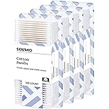 Amazon Brand - Solimo Cotton Swabs, 500ct (Pack of 4)