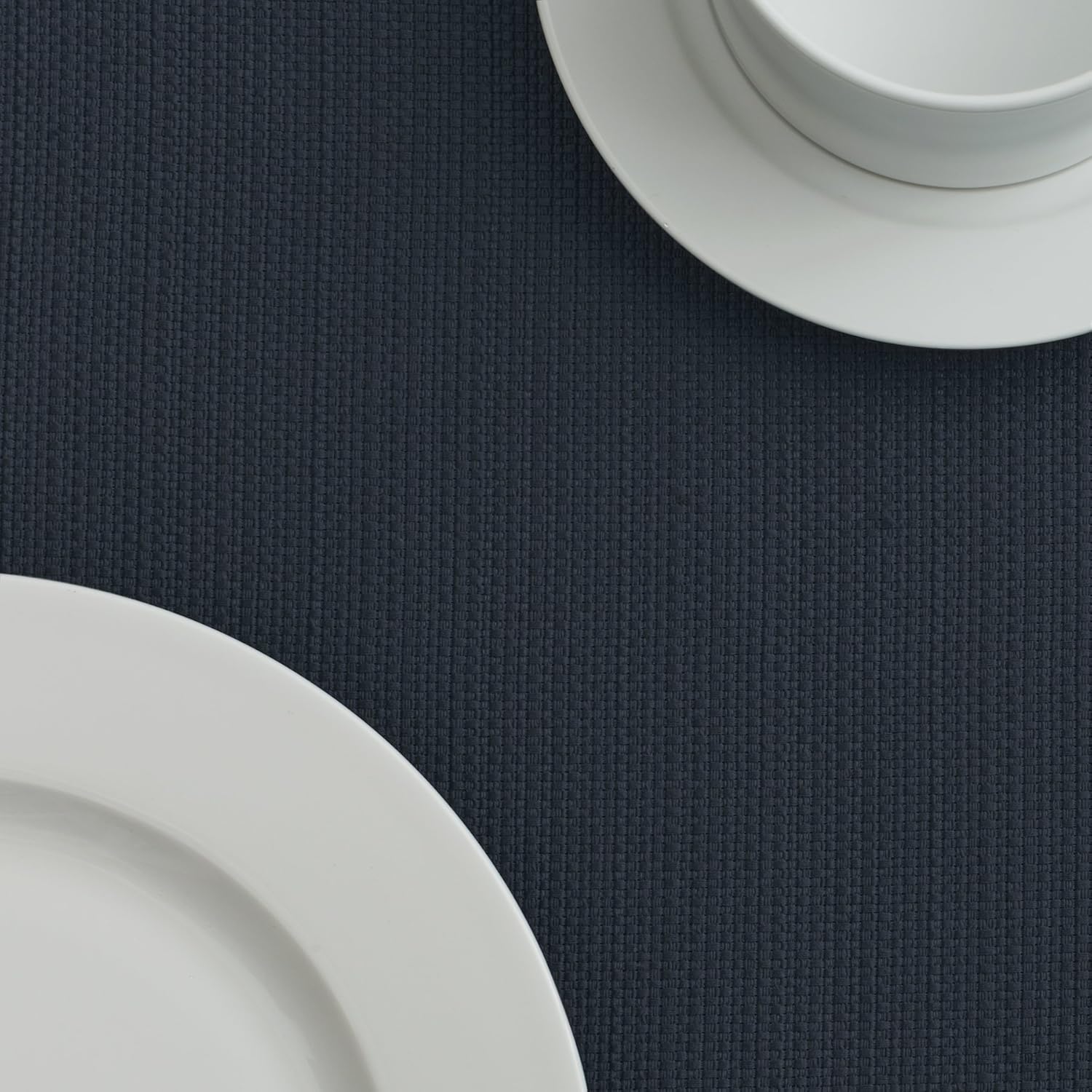 Benson Mills Textured Fabric Tablecloth (60 X 104, Flax): Home & Kitchen
