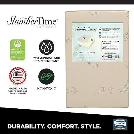 simmons mini crib mattress