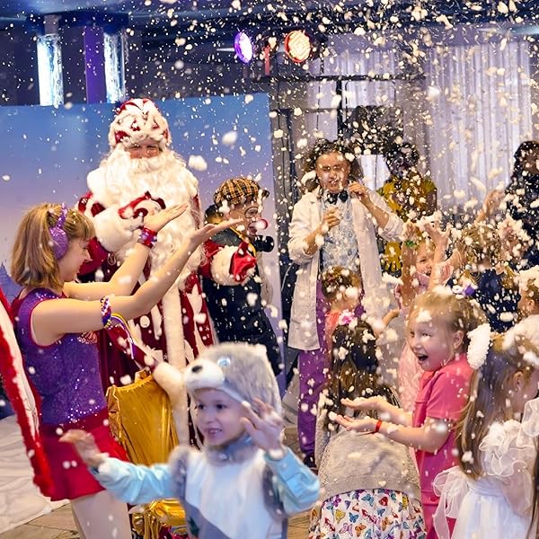 HAKUTA UPGRADED 800W SNOW MACHINE WITH 8 LED RGB LIGHTS, LED PROJECTION, AND 2 WIRELESS REMOTES, PERFECT FOR CHRISTMAS, HALLOWEEN,PARTIES, WEDDING AND DJ STAGE