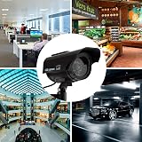 TOROTON Bullet Dummy Security Camera Solar Powered 4 Pack LED Flashing view 7