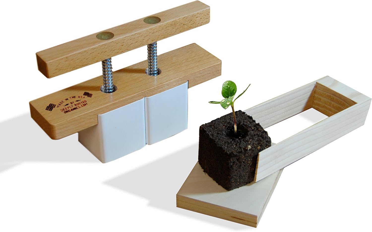 Soil Cube Tool Soil Block Maker for Seed Starting. Amazon.co.uk