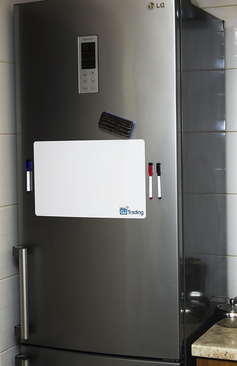 Borrado en seco imán de nevera pizarra blanca hoja 16