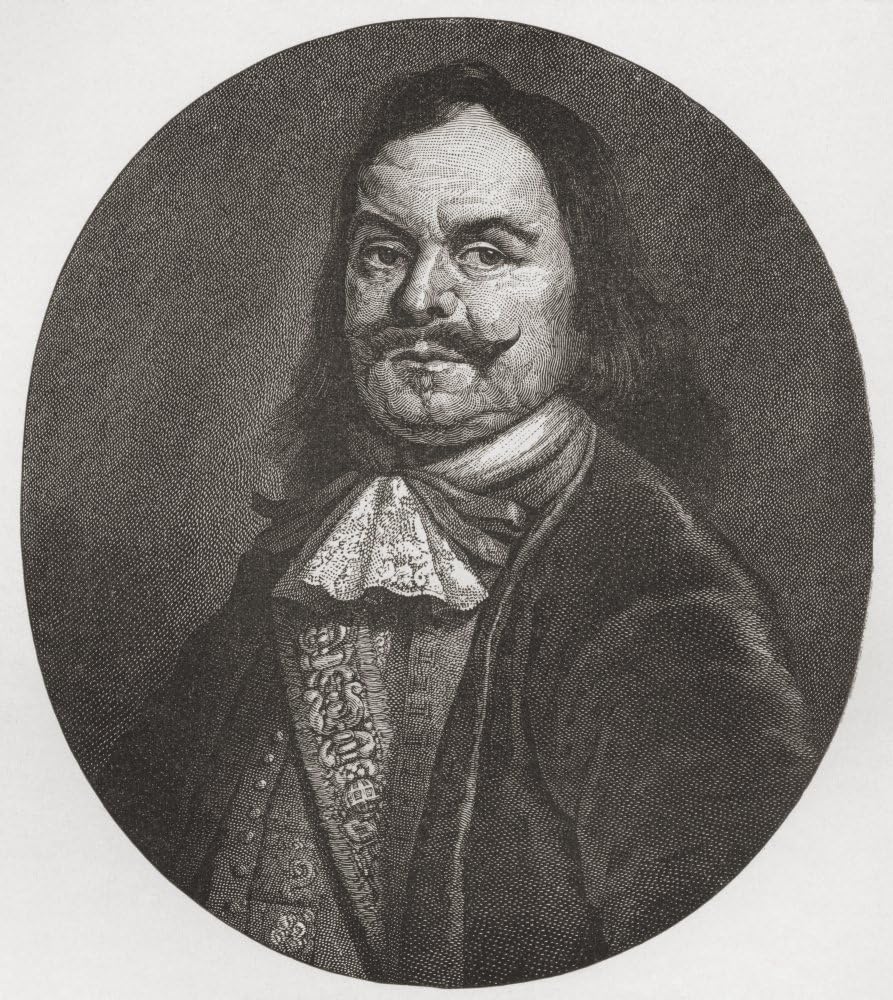 Posterazzi Michiel Adriaenszoon De Ruyter 1607 To 1676. Dutch Admiral. From The Book Short History Of The English People Poster Print by J.R. Green Published London 1893, (26 x 30)