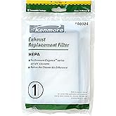 40324 Kenmore HEPA Exhaust Vacuum Filter. Genuine Kenmore Filter for Canister and Upright Vacuum Cleaners. Package of 1 HEPA 
