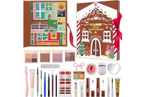 Makeup Advent Calendar 2025, 24 Days Christmas Gift Makeup Sets For Women, UCANBE 2025-2026 Xmas Countdown Calendar Full Makeup Kits Beauty Makeup & Cosmetic For Teens, Girls Gift