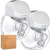 KeaBabies Breast Pump Hands Free, Wireless Breast Pump Wearable - Double Electric Breast Pumps Portable, On The Go Automatic Baby Breastfeeding Milk Pump Machine, 24mm Flange, Pulse S10 Pro (Zen)