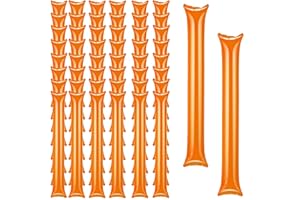 Ai-OUMLEEF Cheering Stick,50PCS Thunder Sticks,Boom Sticks,Thicken Cheersticks Inflatable Thunder Sticks Cheering Stick Clapp