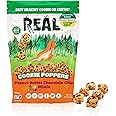 REAL Peanut Butter Chocolate Chip Mini Cookie Poppers – Bite-sized Gluten Free Semi Soft Baked Cookies – Dairy Free, Vegan, Kosher, Paleo – Delicious Mini Peanut Butter Chocolate Chip Cookies (4.5 oz)