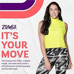 ZUMBA Women's Energy Sleeveless Crop